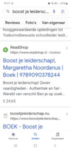 Boost je Leiderschap Boek bestel via www.boostjeleiderschap.nu